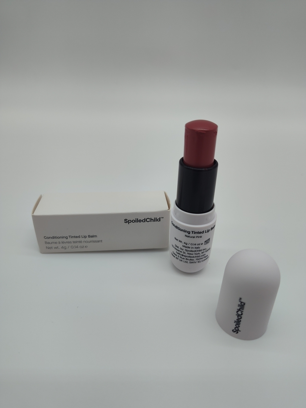 SpoiledChild Conditioning Tinted Lip Balm Natural Pink 4g New in Box - Picture 2 of 6